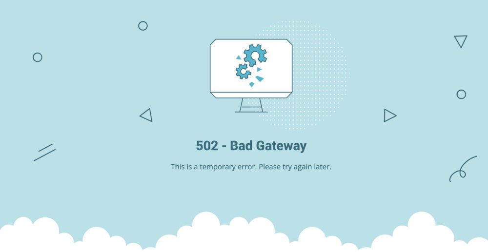 502 Bad Gateway error on Siteground