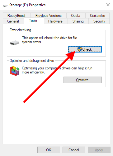 Windows Check Disk
