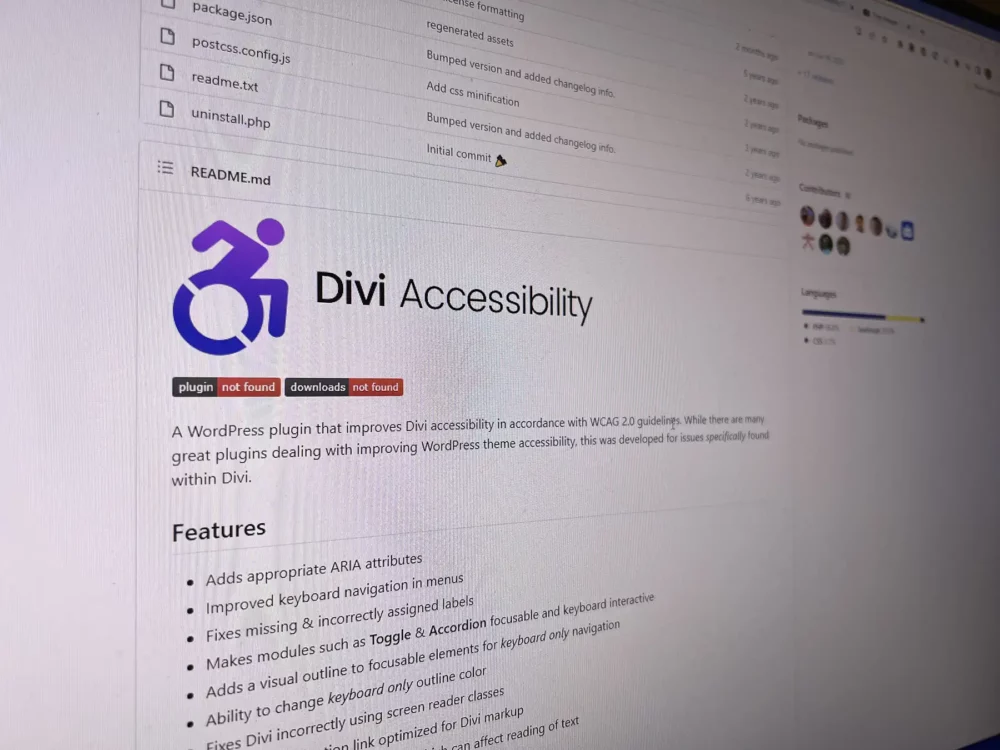 Divi Accessibility