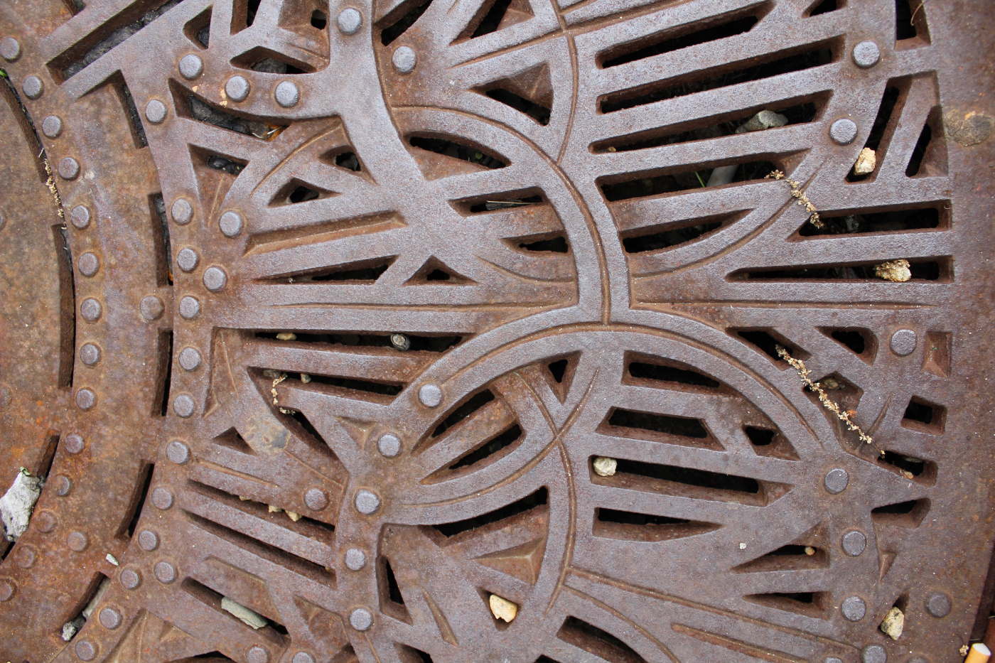 Metal grate in Providence