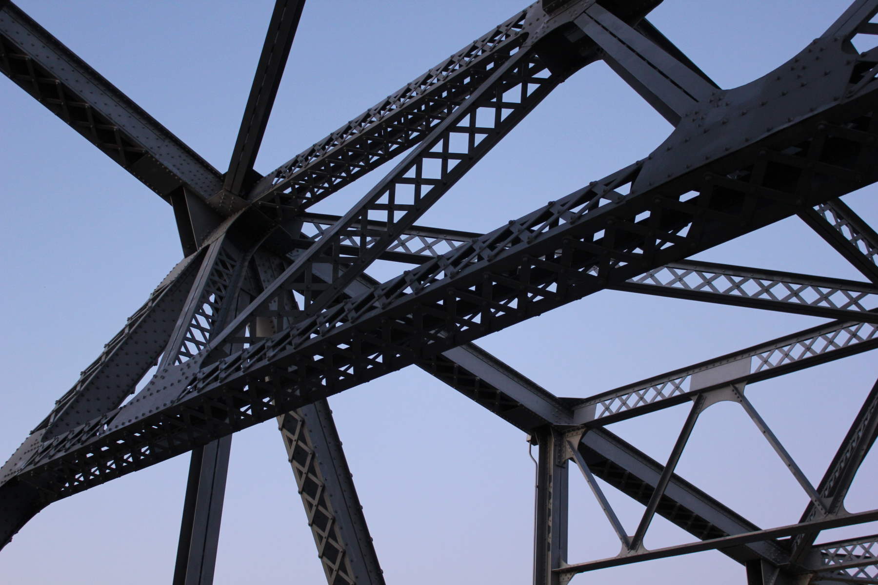 Steel bridge in Providence, RI